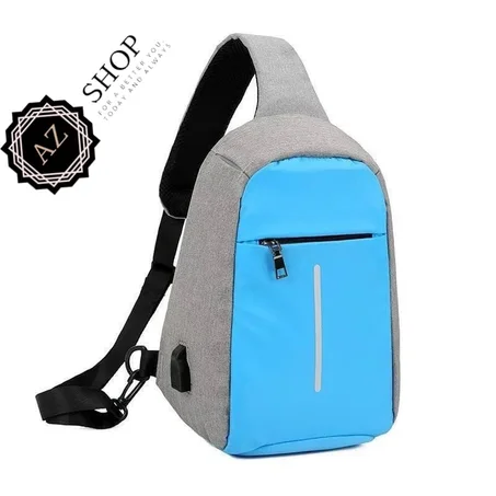 حقيبة صدر للرجال مضادة للسرقة حقيبة سفر مضادة للماء حقيبة كتف متعددة الجيوب