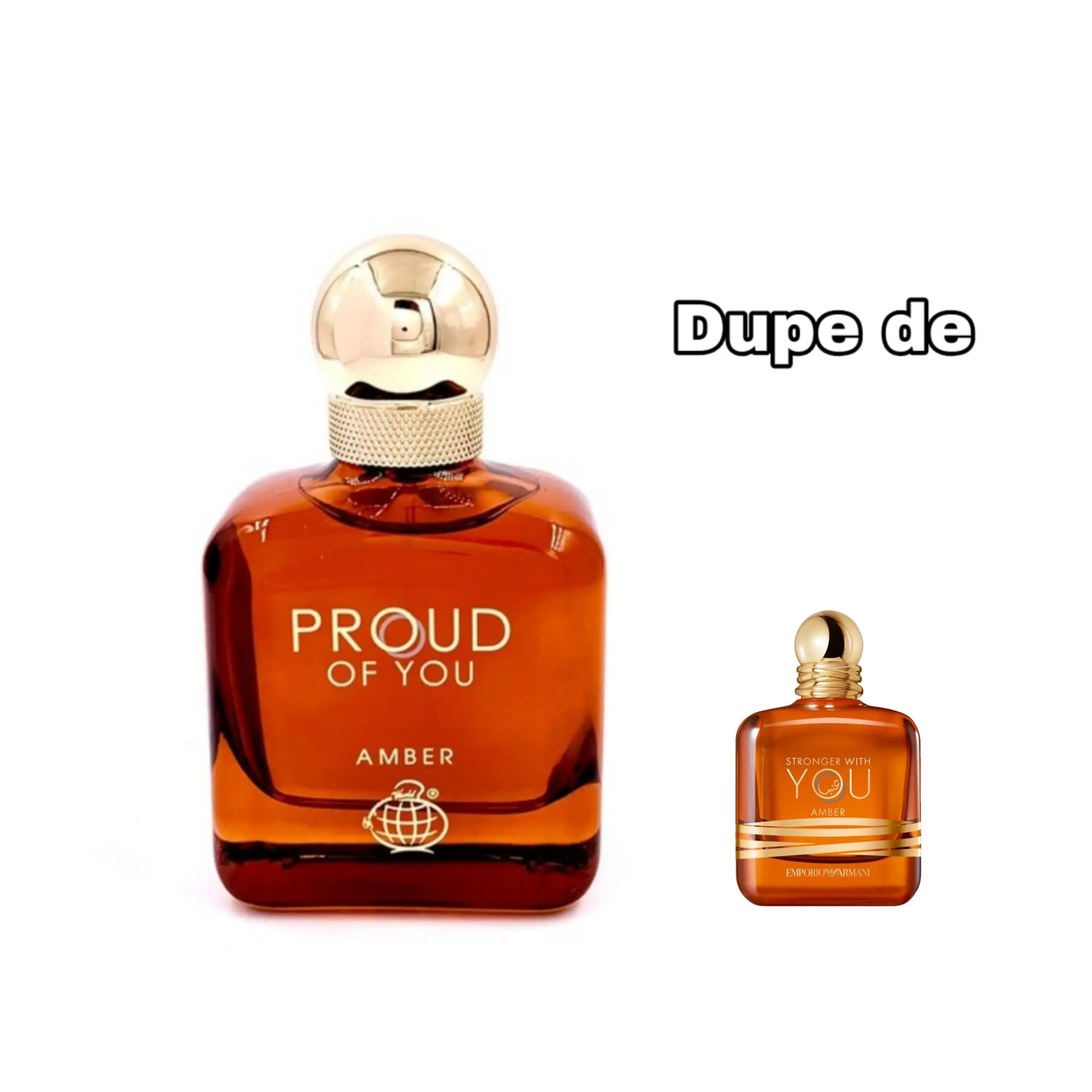 Proud of you amber by fragrance world