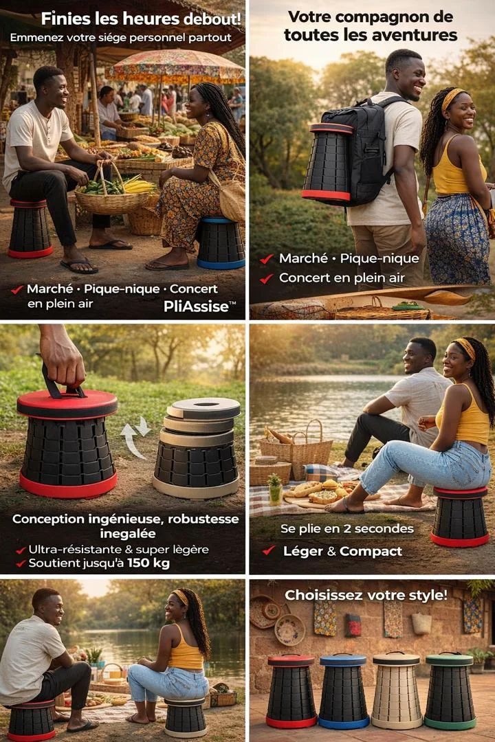 Tabouret Pliable