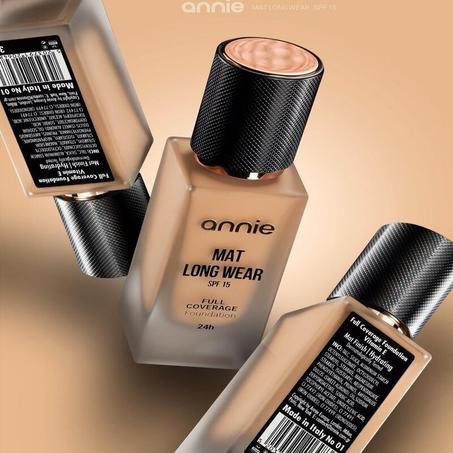 كريم أساس يدوم طويلا بعامل حماية من أشعة شمس% 15 و تغطية كاملة لمدة 24 ساعة