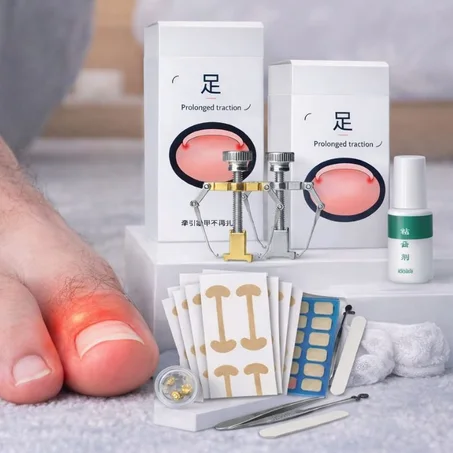 جهاز احترافي كيصحّح اتجاه نمو الظفر تدريجياً