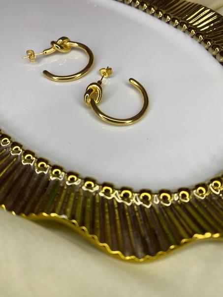 Créoles Nœud Dorées