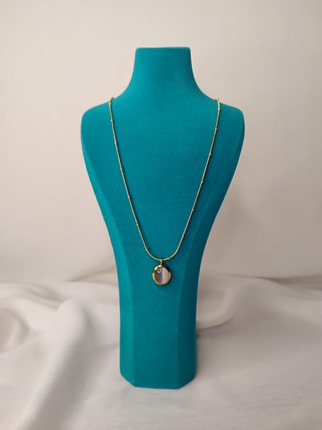 Collier Moonstone Gris