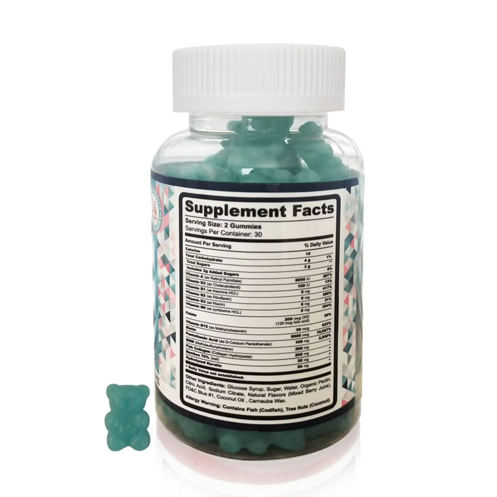 Gummies Biotine Collagène