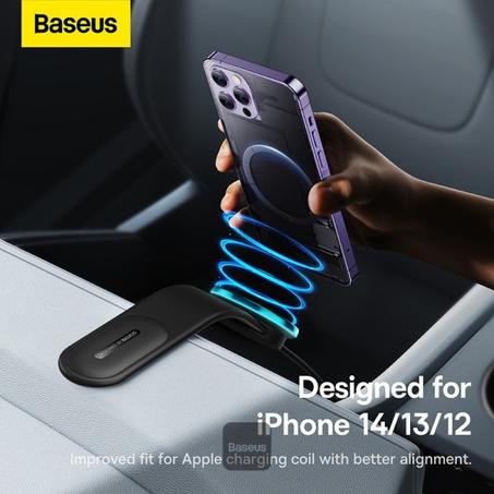 مثبت الهاتف وشاحن لاسلكي للسيارات Baseus C02 Pro Wireless Charger