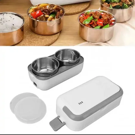 🍲🔌 علبة تخزين كهربائية قابل للتسخين🍽️ Electric lunch box