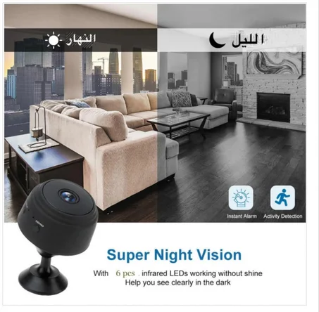 camera mini wifi 1080p - كاميرا للمراقبة صغيرة الحجم