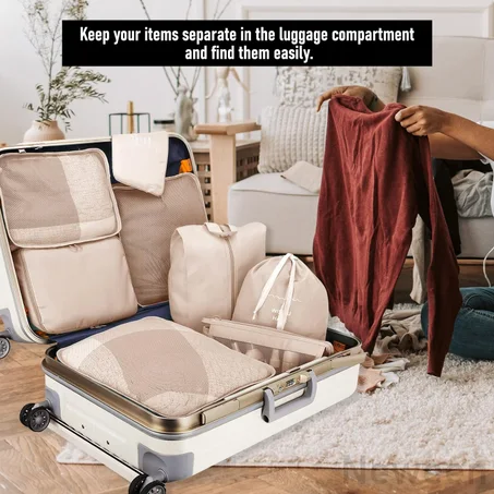 حقيبة تخزين للسفر (8 قطع)