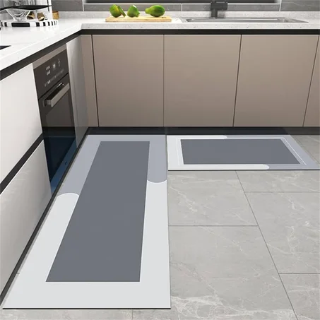 tapis de cuisine absorbante 2 pièces