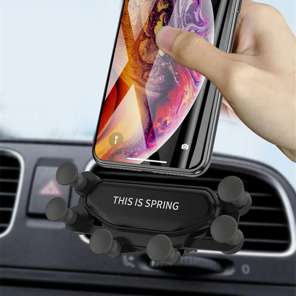 Car Mount Gravity Auto-Grip Car Phone Holder Support For Phone in Car For iPhone X Samsung