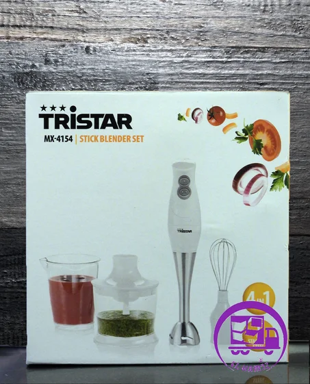 Tristar MX4154 Set Mixeur Plongeant 3 en 1 200 W Blanc