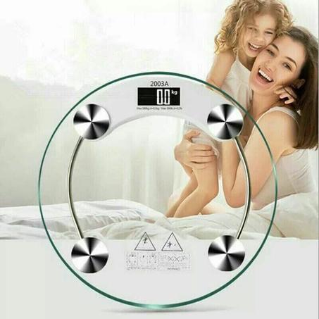 ميزان اشخاص ميزان زجاج شفاف سيكوريت يتحمل اوزان حتى 180 كيلو