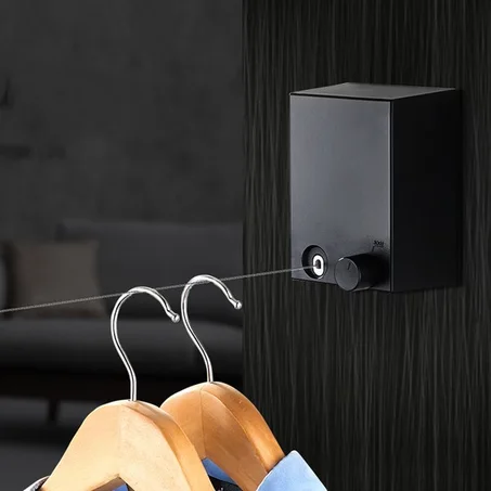 حبل الغسيل السحري غير مرئي ، بتصميم عملي مريح