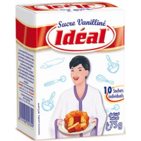 sucre vanilline Ideal 75g 10 sachets