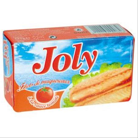 Joly Conserve De Filet De Maquereaux À La Sauce Tomate 125G