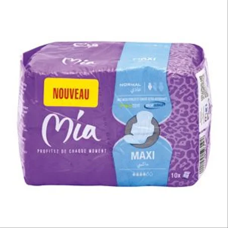 Mia Serviettes Hygiéniques Maxi Normal 10 Unités