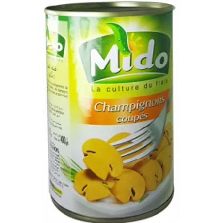 Champignons Coupes Mido 400g