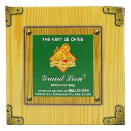 Lion Thé Vert En Grain De Chine B553 500g