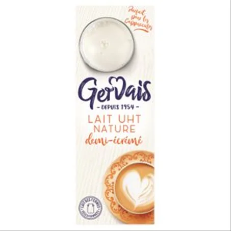 CENTRALE DANONE Lait Uht Demi Ecrémé 1L