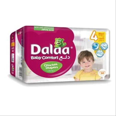 Dalaa Couches bébés Taille 4 Maxi 30 Unités