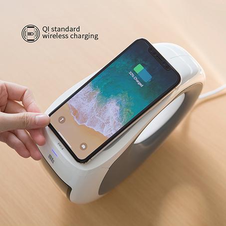 مكبر صوت و شاحن لاسلكي و منبه Cozy MC1