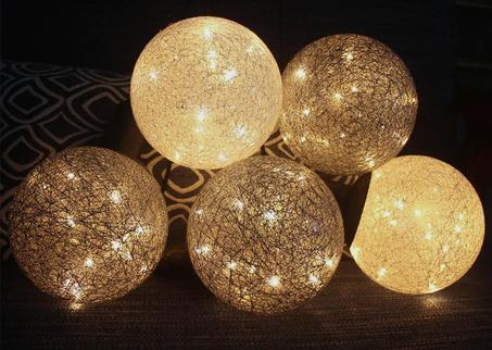 LED Cotton Ball Lamp – لمبة الليد القطن