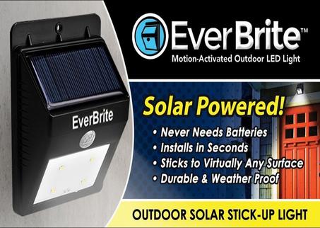 Everbrite Solar LED – كشاف الطاقة الشمسية