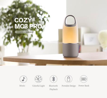 سماعات محمولة بتقنية البلوتوث للهواتف المحمولة مع ضوء ملون MC3 Pro