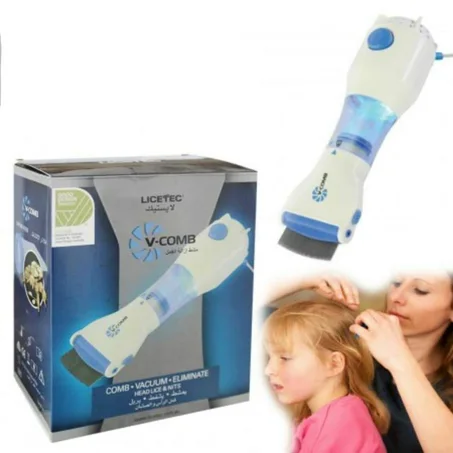 جهاز مشط إزالة القمل الكهربائي V-COMB