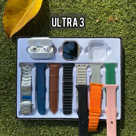 Smart Watch Ultra 3 + AirPods Pro 3 + 10 Braclets