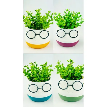 Lot de 4 plantes artificielles
