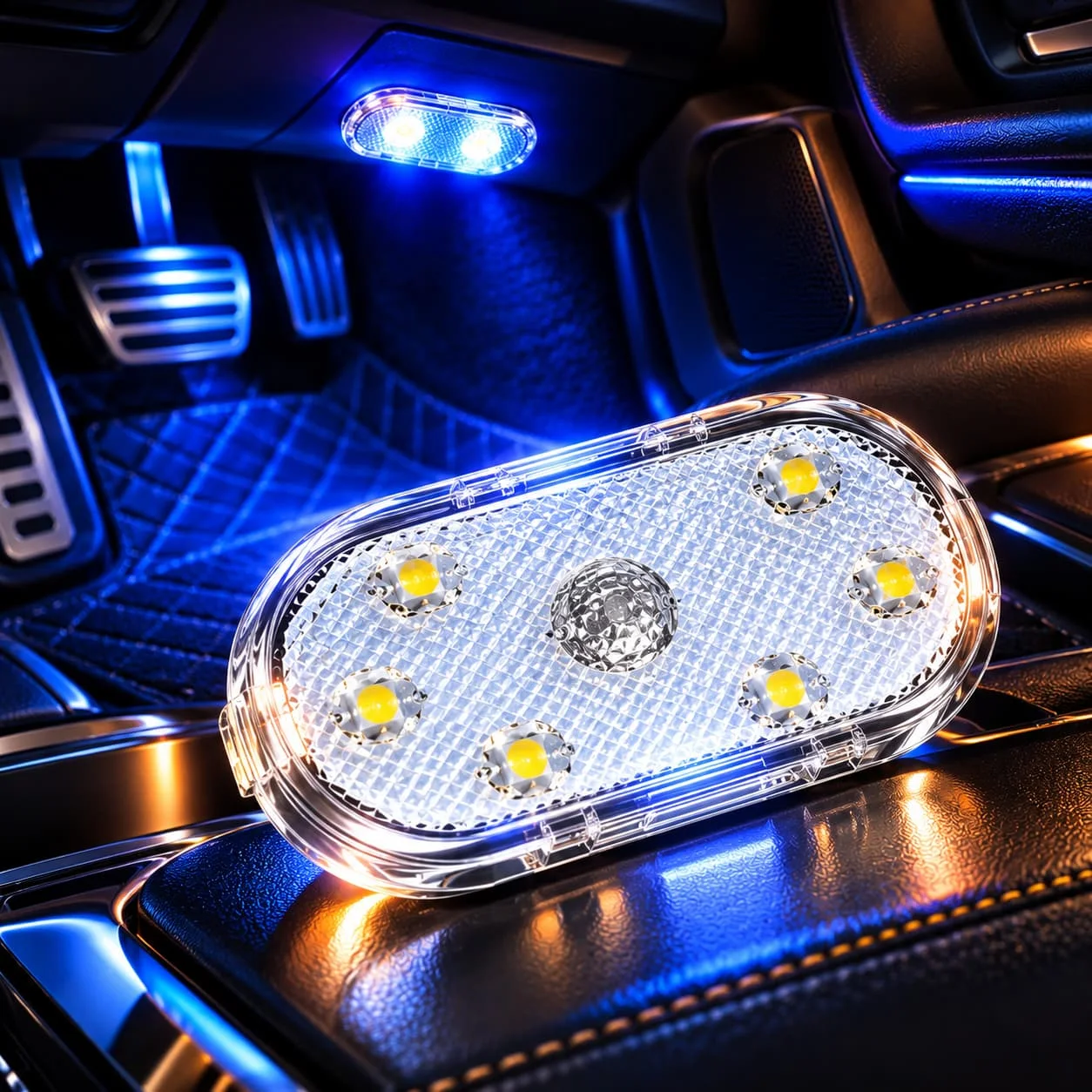 ضوّ السيارة الذكي LED — بدّل الجو بلمسة وحدة ✨
