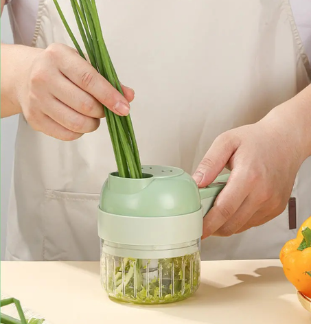 قطاعة خضروات كهربائية محمولة