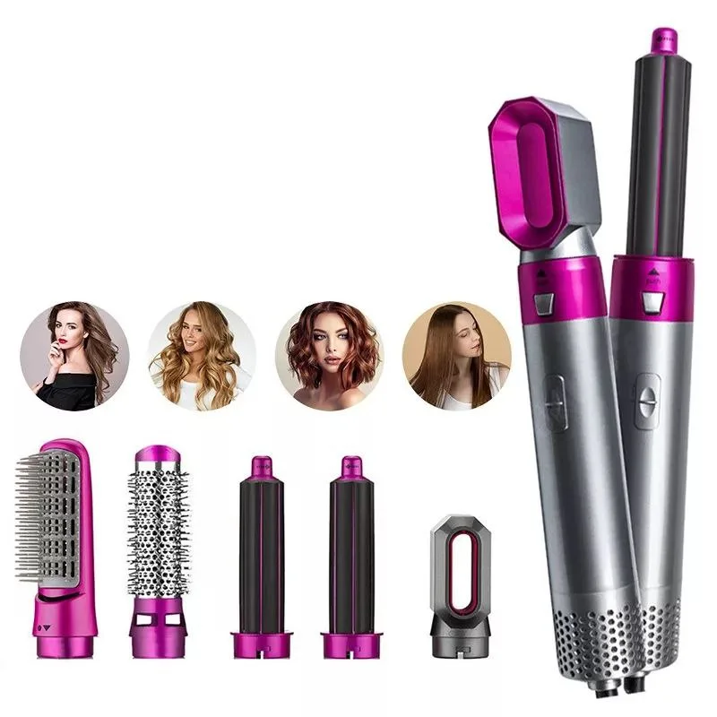 5 in 1 Hair Dryer Airwrap Heat Comb Automatic