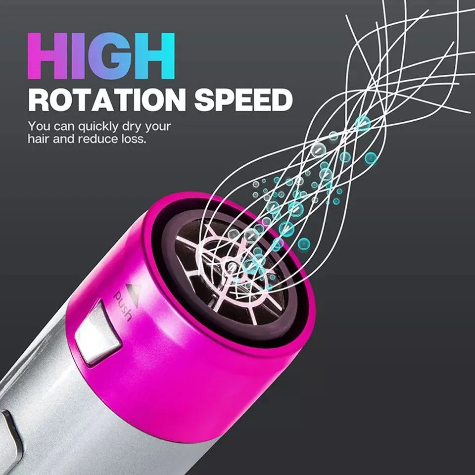 5 in 1 Hair Dryer Airwrap Heat Comb Automatic