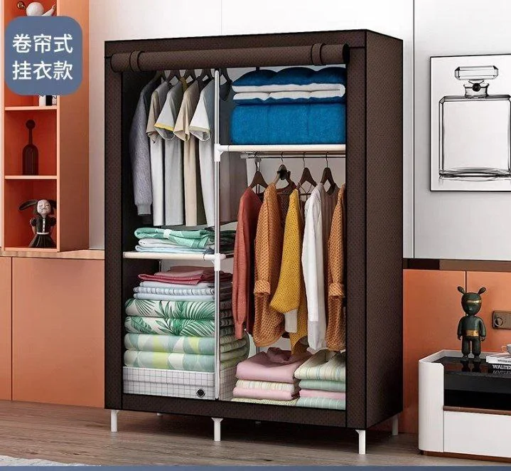 2 DOOR PORTABLE FOLDING WARDROBE
