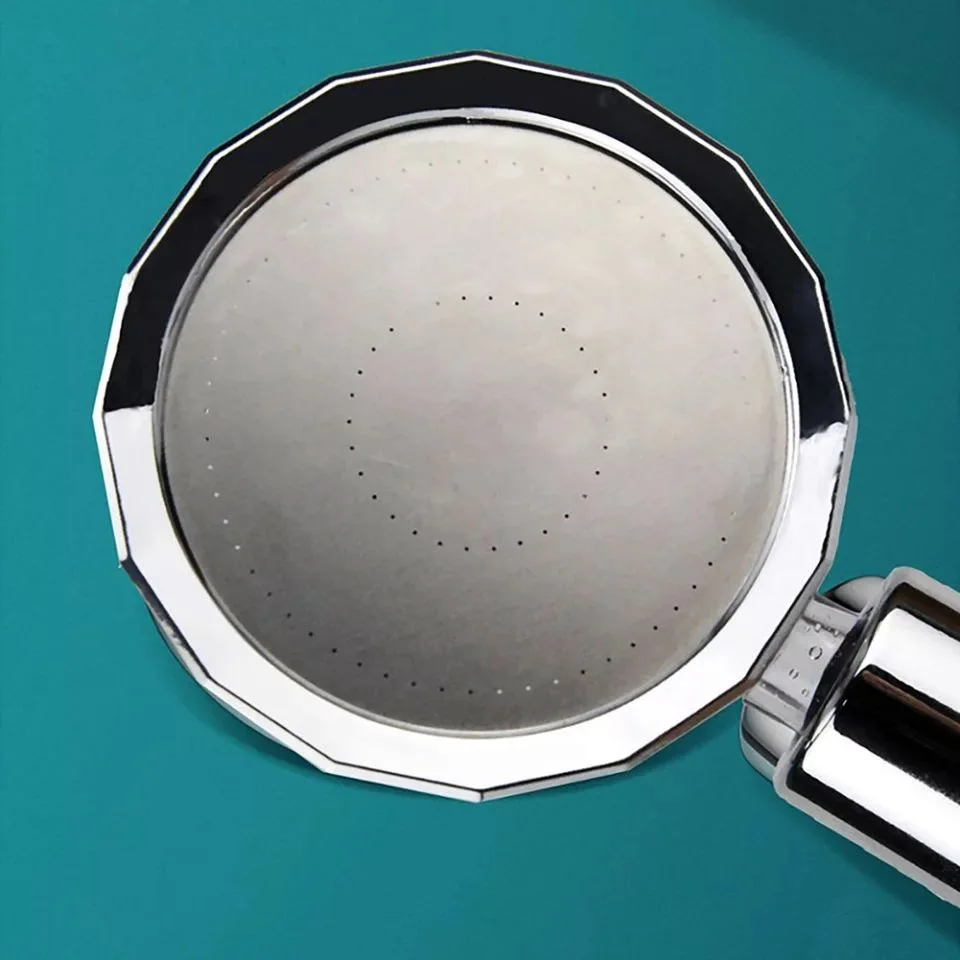 360 Degrees Rotating Turbocharged Shower Head With Switch On/off Button