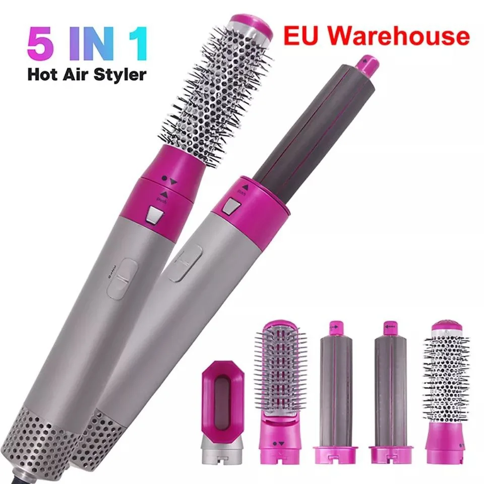 5 in 1 Hair Dryer Airwrap Heat Comb Automatic