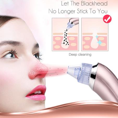 Aspirateur de points noirs électriques Aspirateur nettoyant pour pores de la peau propre المكنسة الكهربائية لتنظيف الرؤوس السوداء وتنظيف مسام الجلد