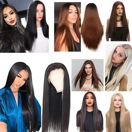 PERRUQUE CHEVEUX LISSE شعر مستعار ناعم