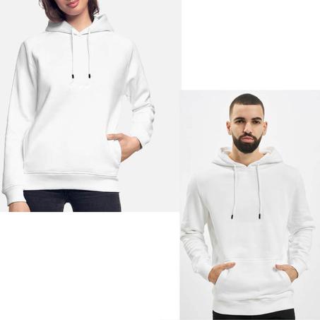 sweat à capuche blanc هوديي أبيض