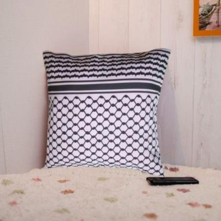 Housse de coussin palestinien, 45 x 45 cm