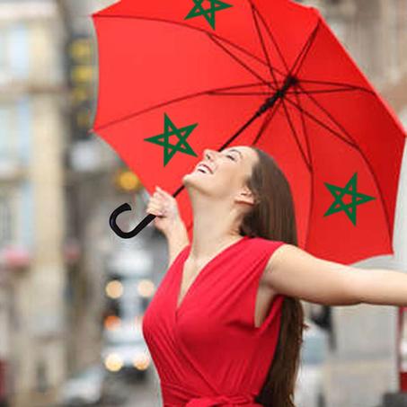 parapluie drapeau MAROC مظلة علم المغرب