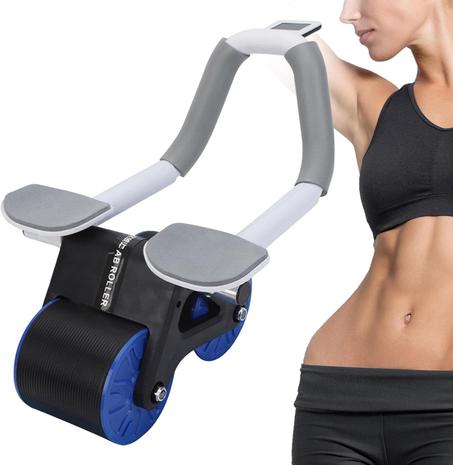 Roue abdominale avec poignée antidérapante