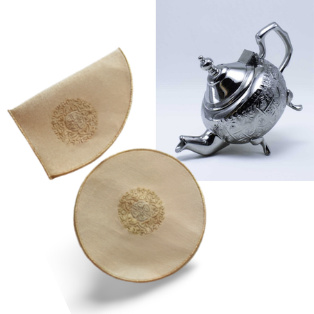 ACCESSOIRES THÉIÈRES MAROCAINES , 2 PIÈCES