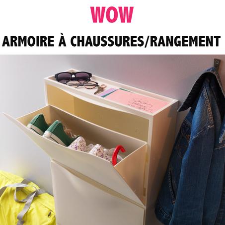 Armoire à chaussures/rangement,  52x39 cm.  2 PCSخزانة أحذية / تخزين