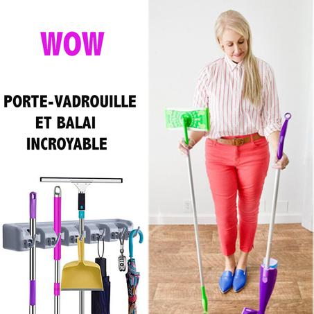 Porte-vadrouille et balai incroyableحامل مكنسة