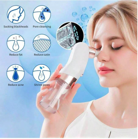 Aspirateur de Pores Faciaux - à l'Eau Rechargeable
