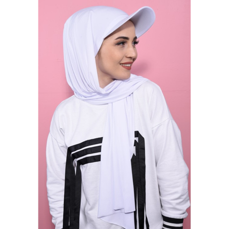 Casquettes hijab avec châle pour femme, à la mode ,شال كاسكيط حجاب