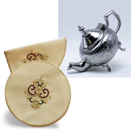 ACCESSOIRES THÉIÈRES MAROCAINES , 2 PIÈCES